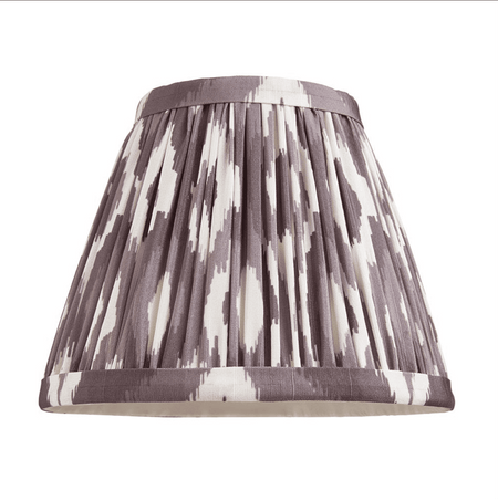 Burley Rechargeable Wall light & Ikat Pearl grey shade 16cm shade