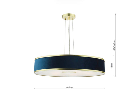 Alvaro 6 Light Single Pendant Antique Bronze Mushroom