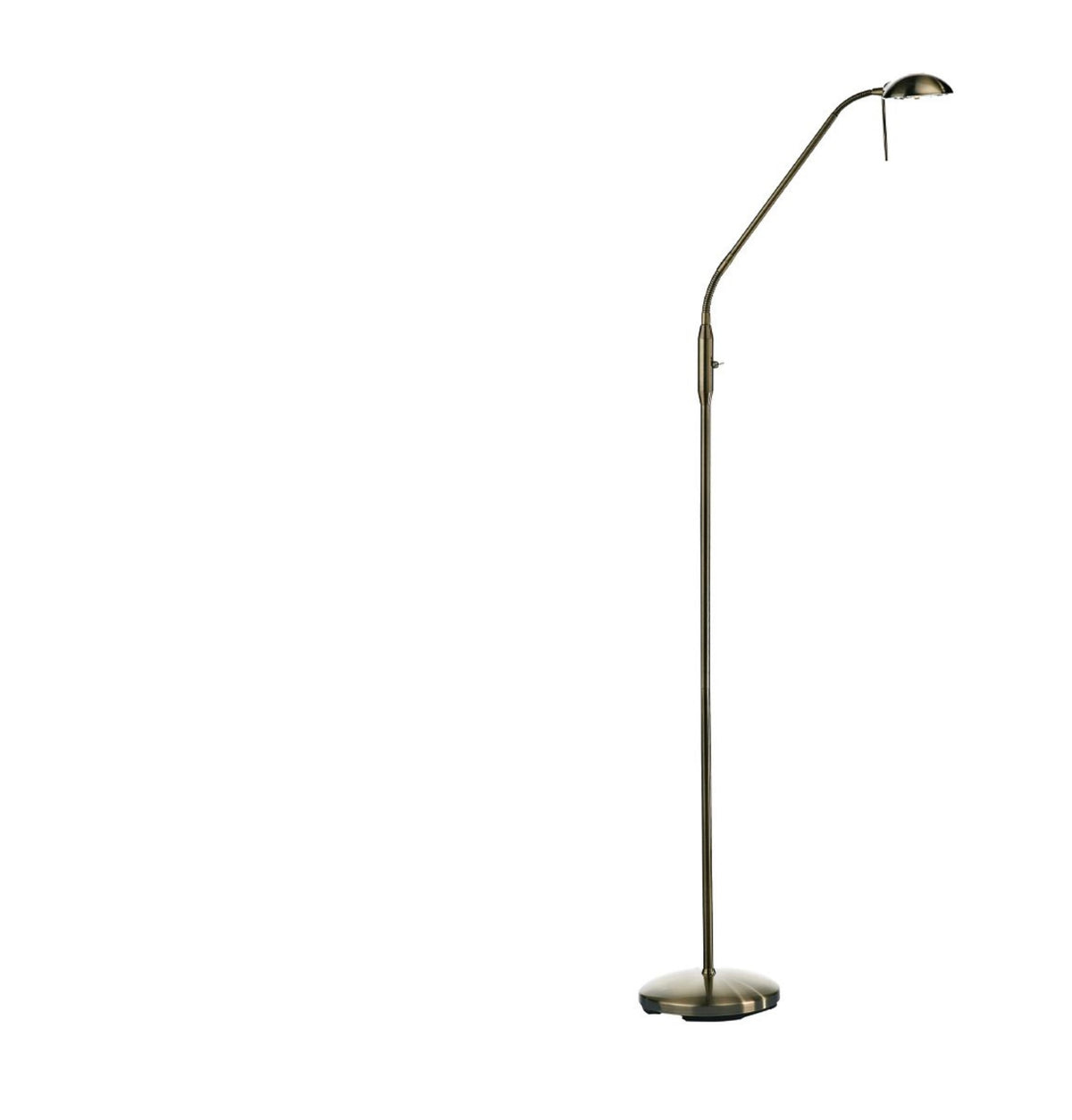 Journal Task Floor Lamp Antique Brass