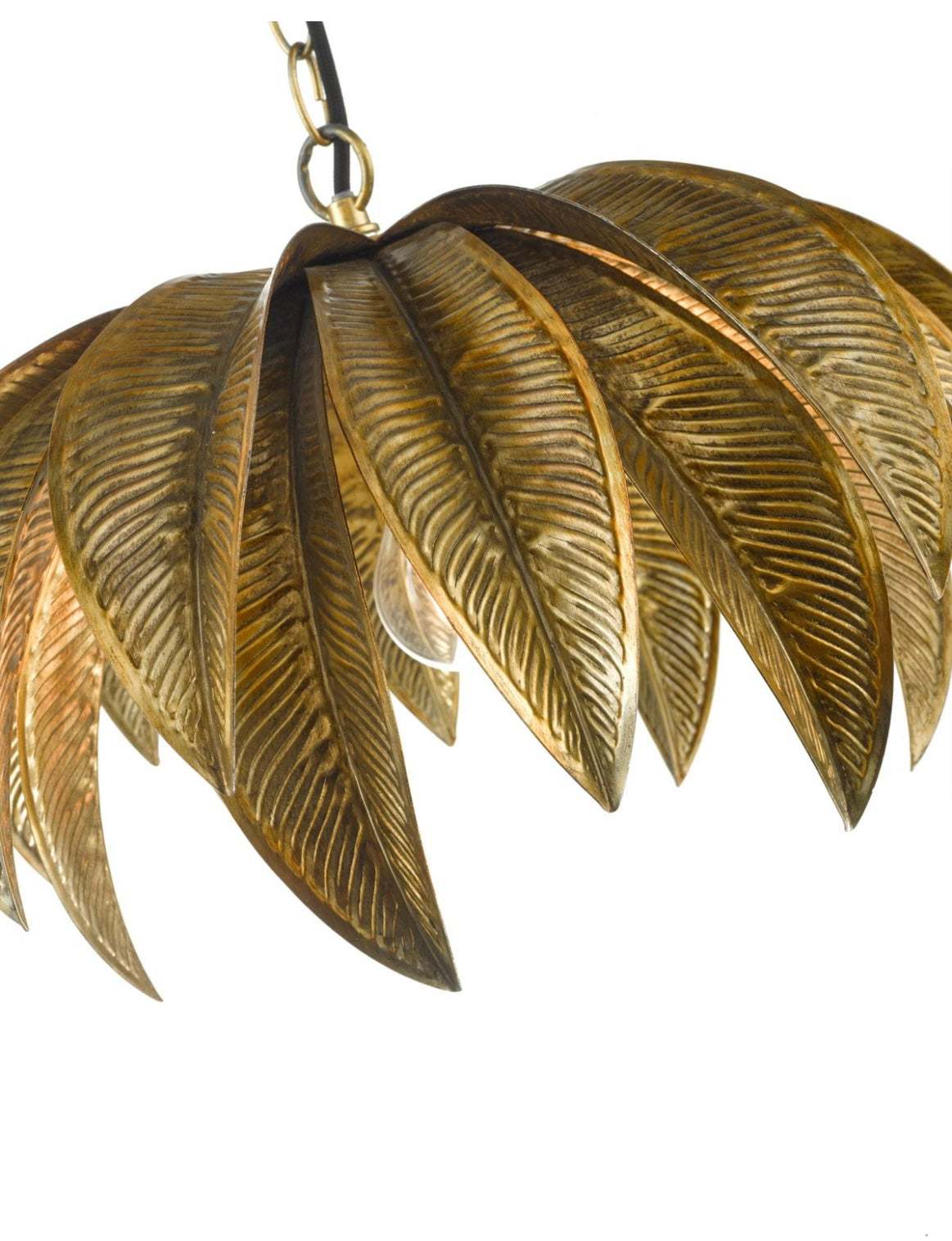 Cara 1 Light Pendant Antique Gold