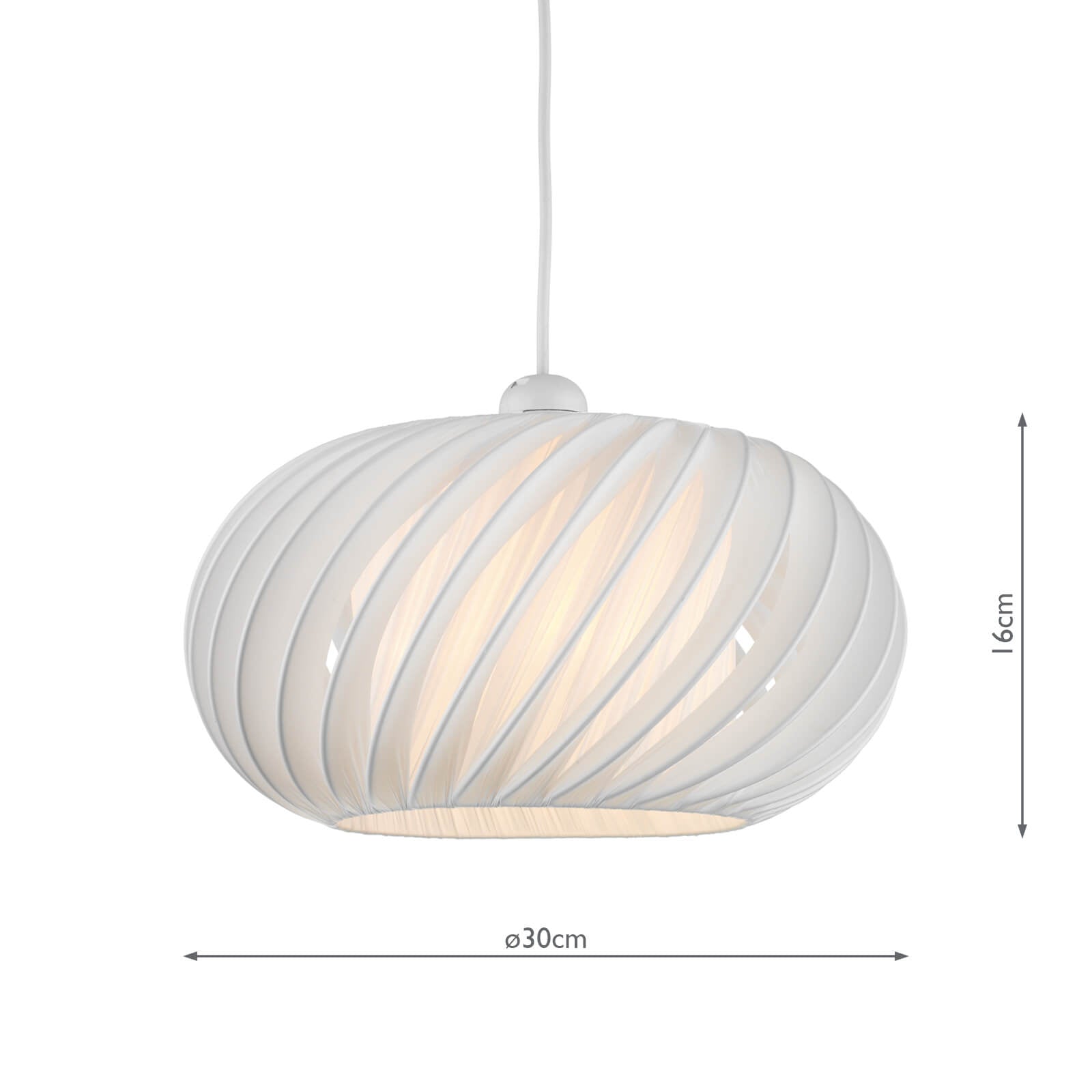 Explorer Small Slanting Non Elec Pendant