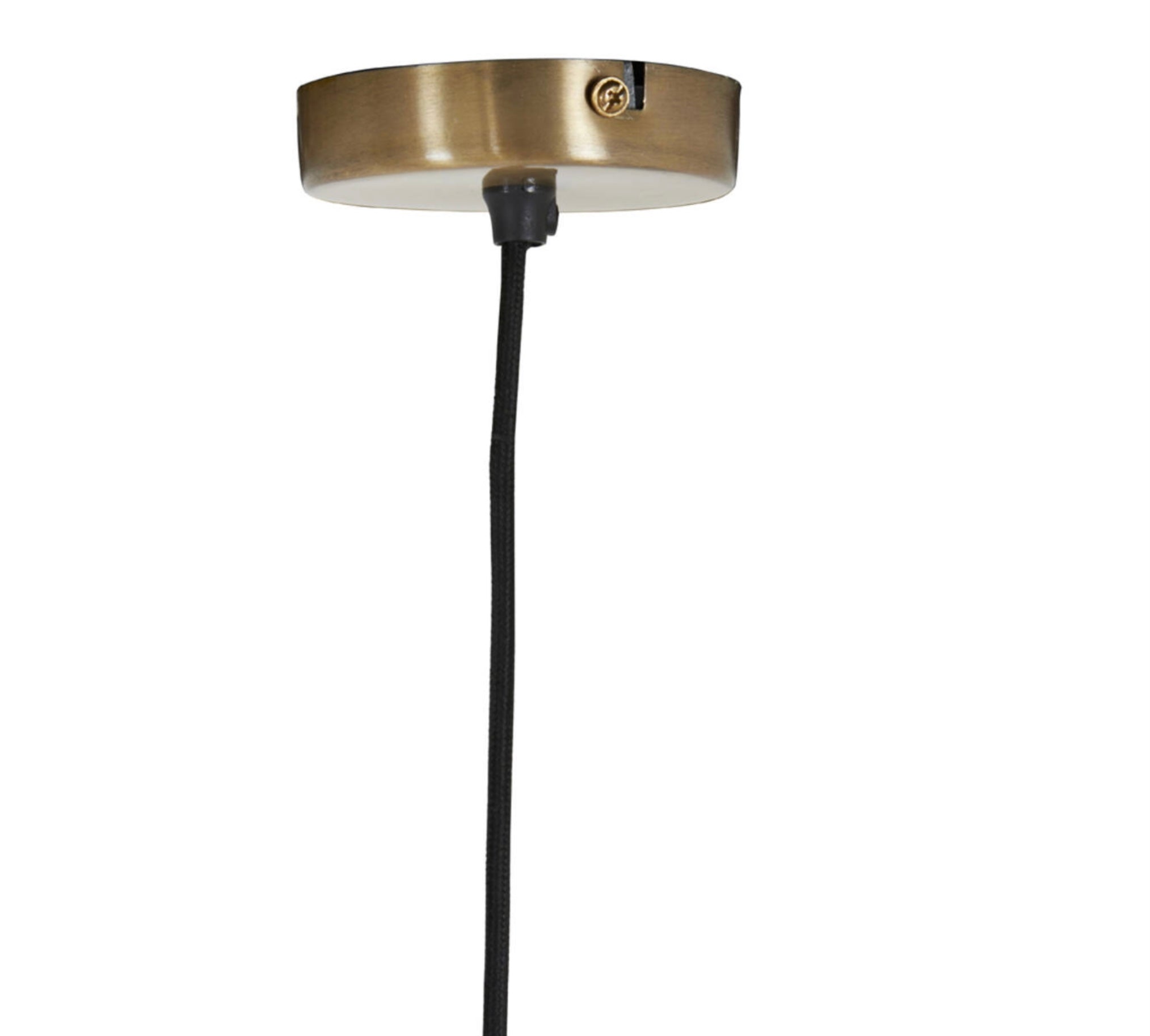 Hanging lamp Ø24x45 cm SØSTRENE antique bronze+glass Ceiling light
