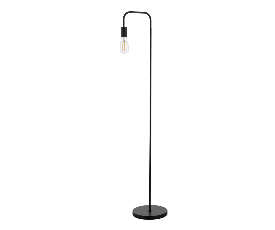 Dena Matt Black base floor lamp