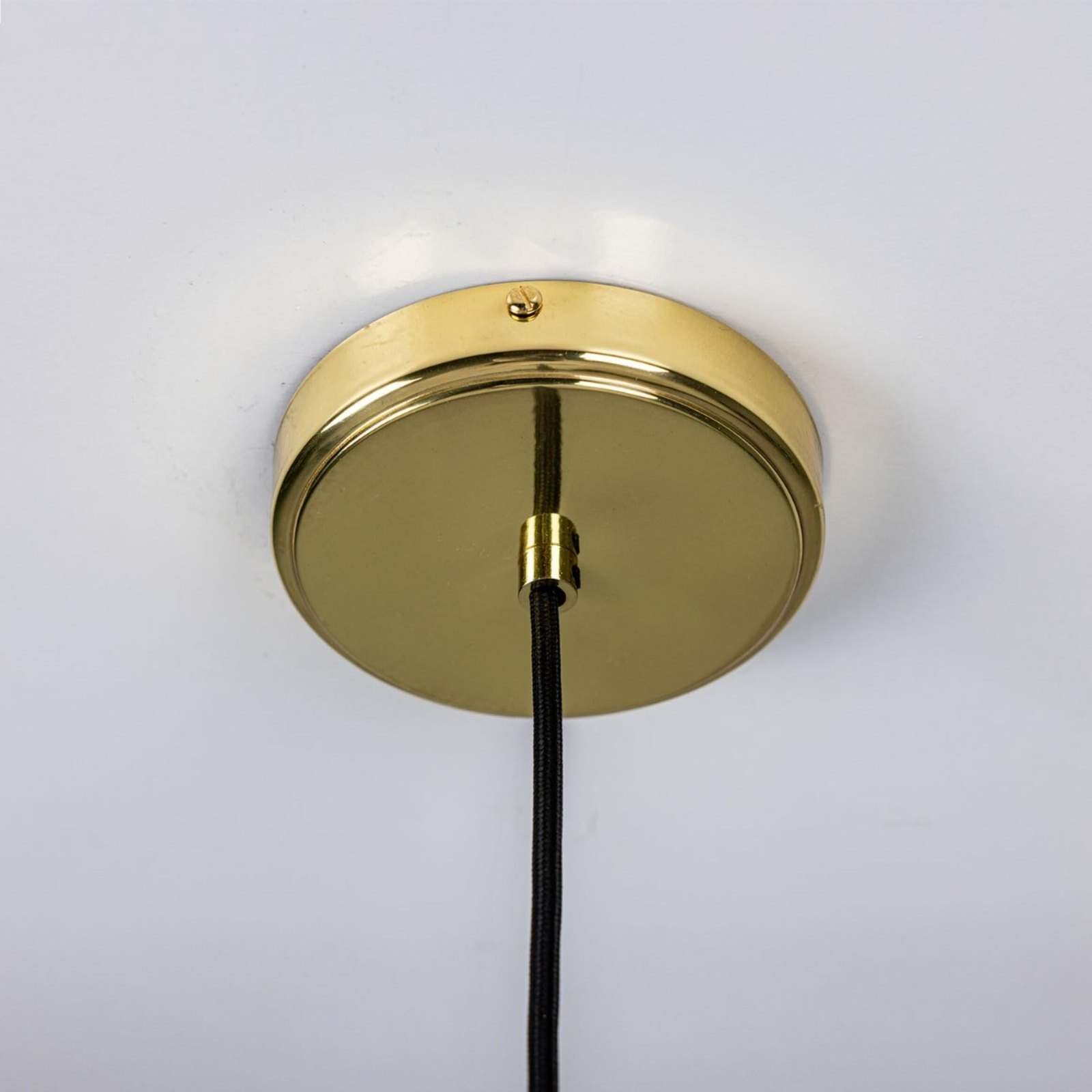 Pyrus Organic handmade Ceramic Bathroom Pendant Light 28cm, white matte striped IP44 RATED