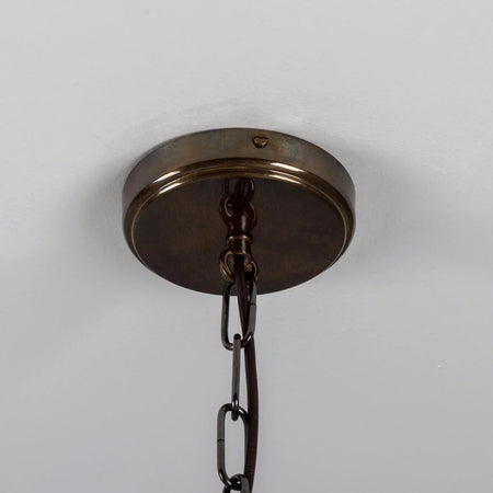 Kauri Bespoke ceramic Marbled dome ceiling pendant 37cm