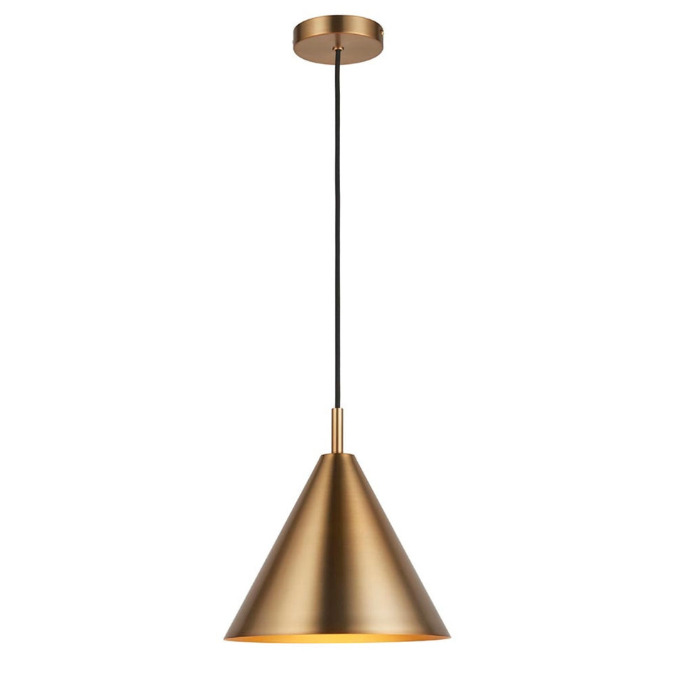 Cape pendant light antique brass