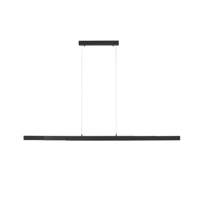 Modern home LED extendable pendant in antracite