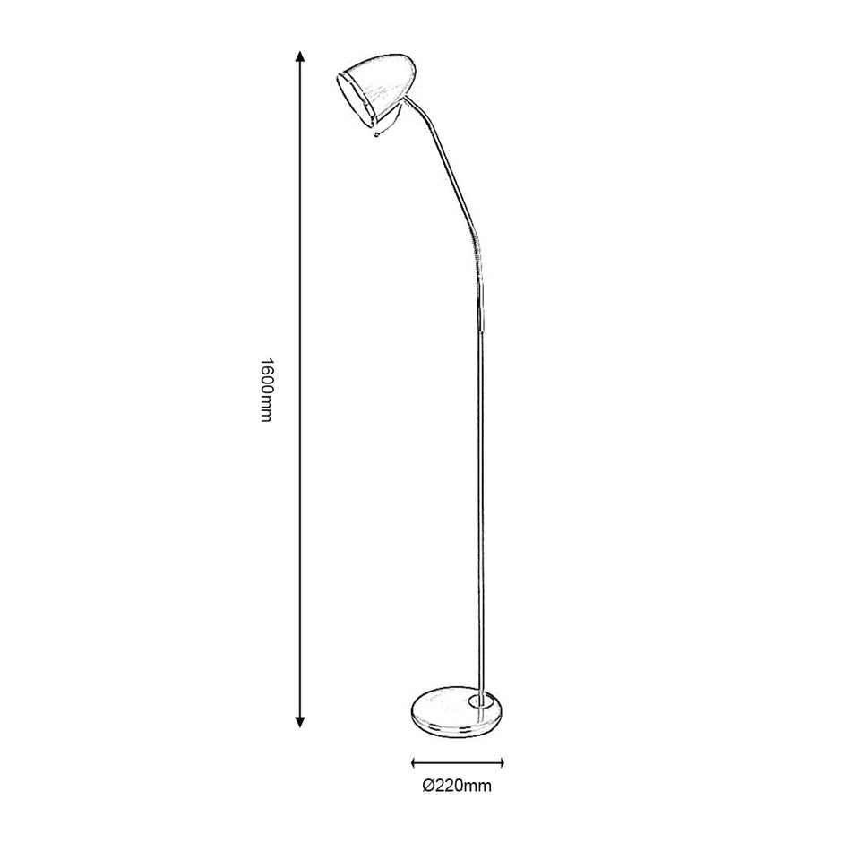 Madison adjustable floor lamp