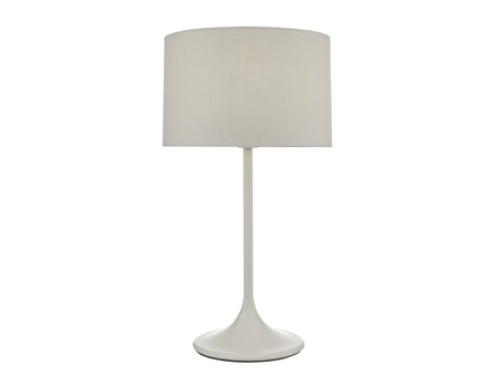Funchal Table Lamp Grey With Shade