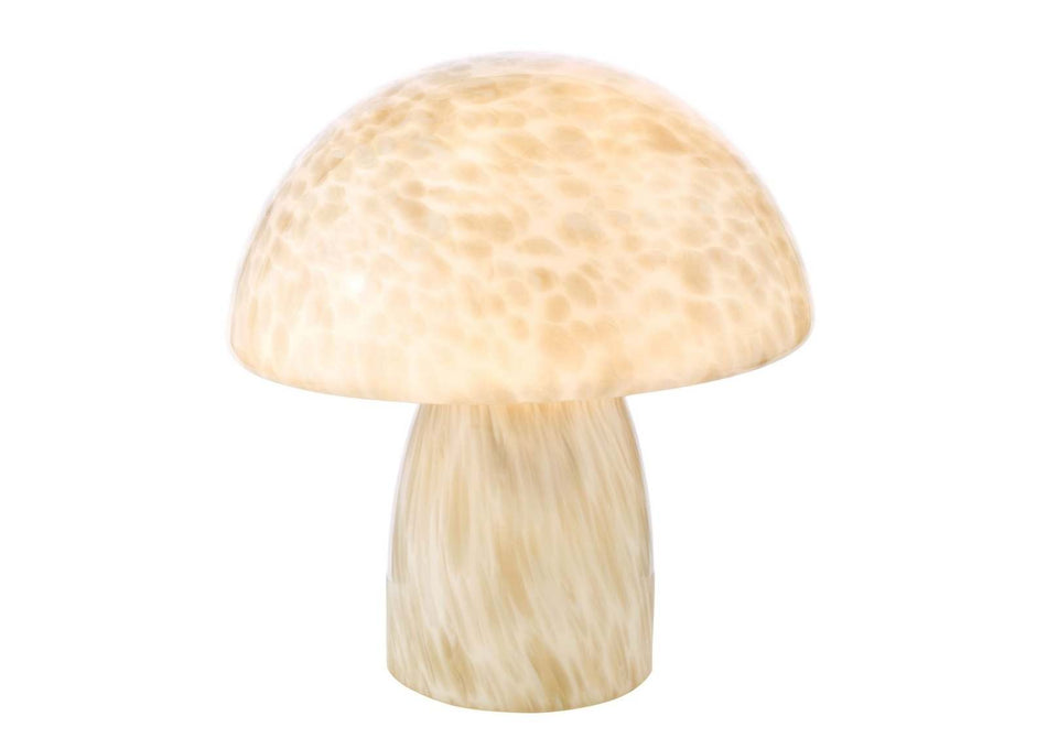 Addie Table Lamp White Art Glass