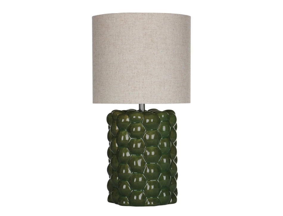 Jayden Table Lamp green Glaze With Shade