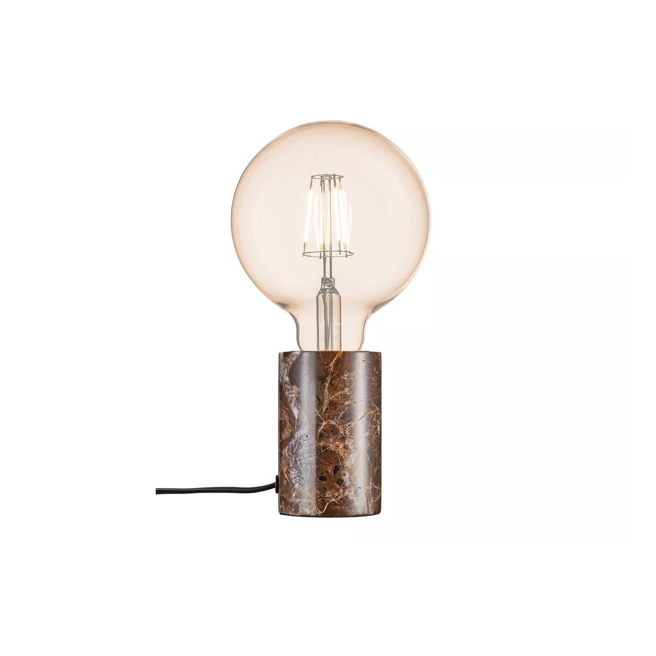 Siv Marble Table lamp Brown