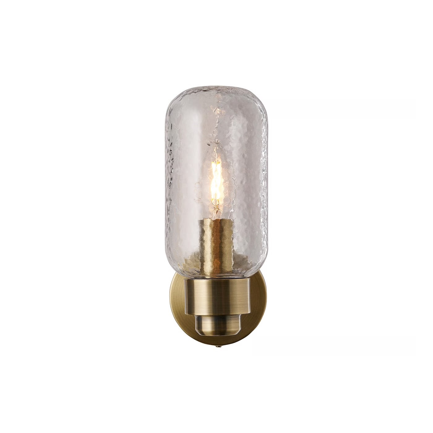 Tutan gold and glass Wall Light