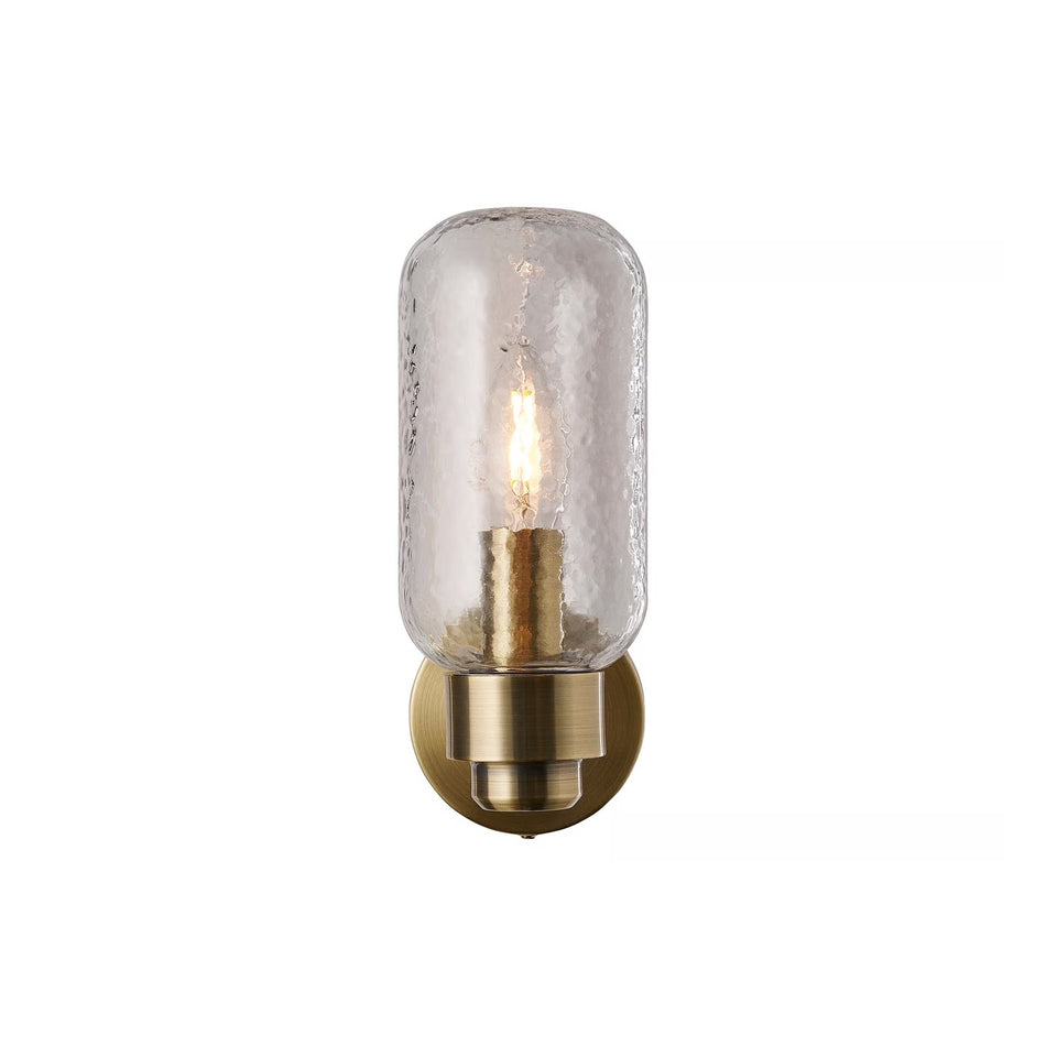 Tutan gold and glass Wall Light