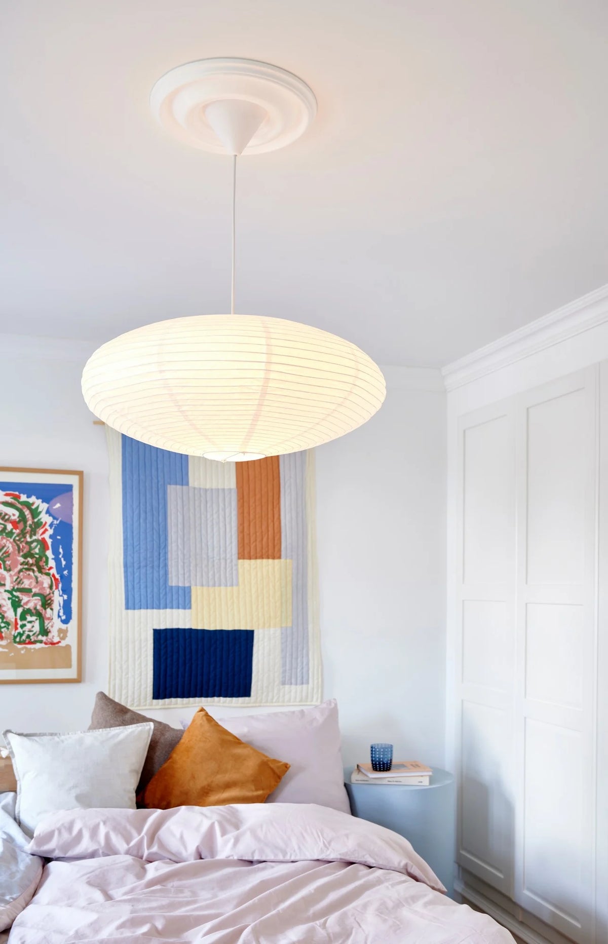 Villo 60cm Rice Paper Lamp shade White
