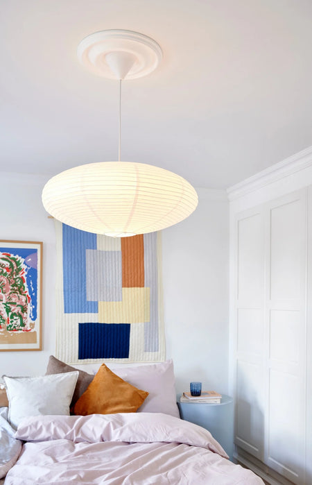 Villo 60cm Rice Paper Lamp shade White