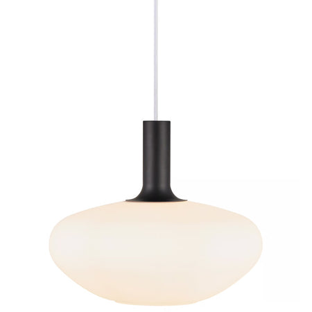 Alton Opal Glass Ceiling Pendant White 35cm