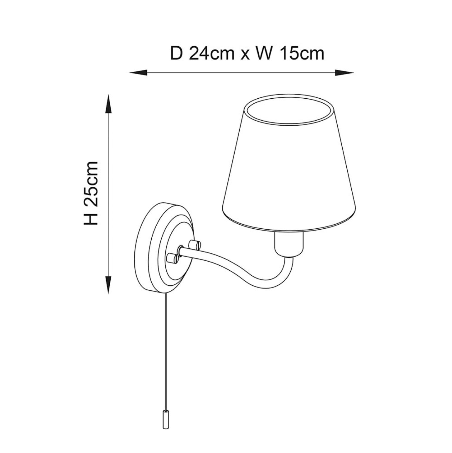 Conway wall light ip44 rated