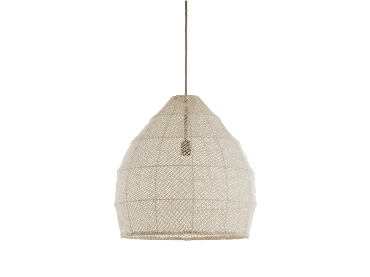 Hanging lamp Ø50x50 cm MAKASSAR silk cream