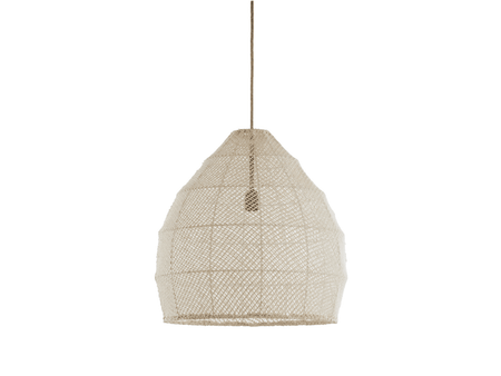 Hanging lamp Ø50x50 cm MAKASSAR silk cream