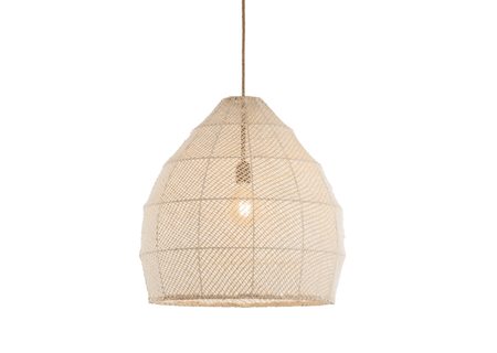 Hanging lamp Ø50x50 cm MAKASSAR silk cream