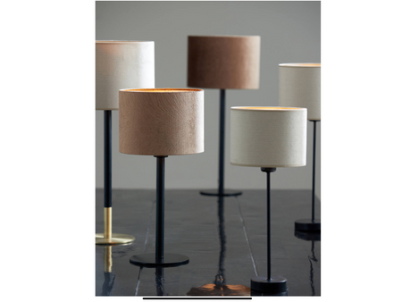 Lamp base HOUSTON matt black