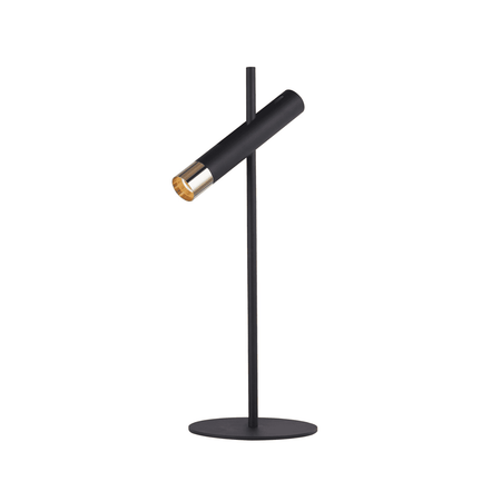 Lux and belle sand black and gold table lamp