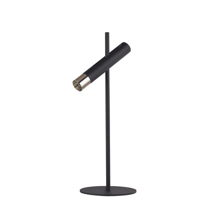 Lux and belle sand black and gold table lamp