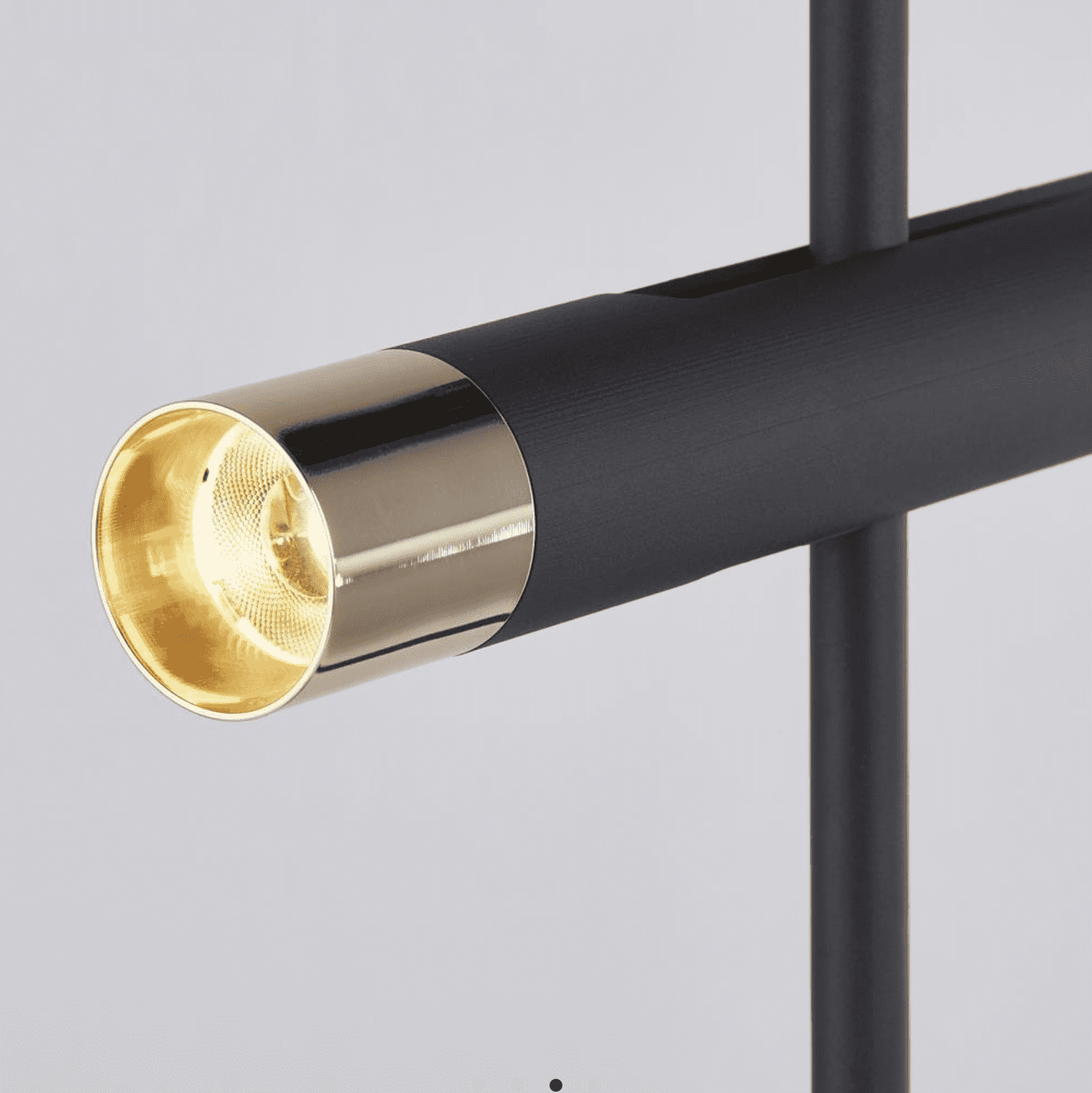 Lux and belle sand black and gold table lamp