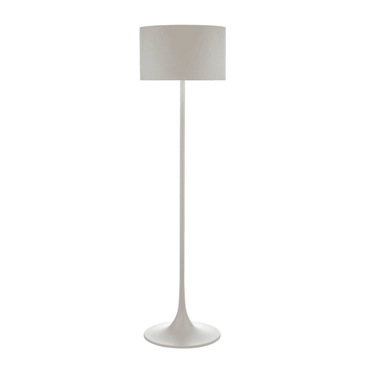 Funchal Floor Lamp Grey With Shade