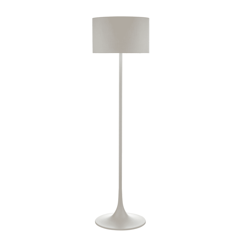 Funchal Floor Lamp Grey With Shade