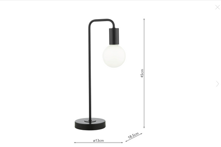 Dena Table Lamp Matt Black