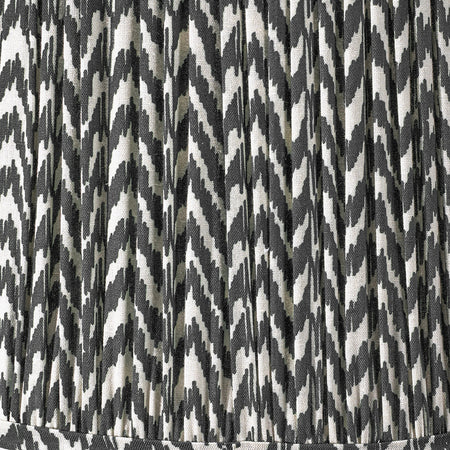 Vienna Black Chevron Mushroom Pleat Lampshade