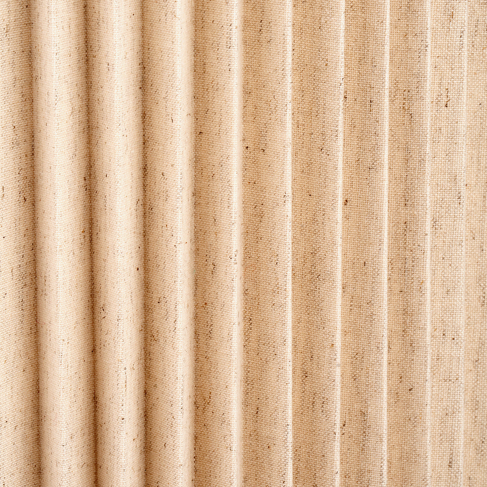 Callista Natural Linen Hard Pleat Lampshade