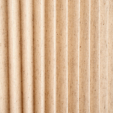 Callista Natural Linen Hard Pleat Lampshade