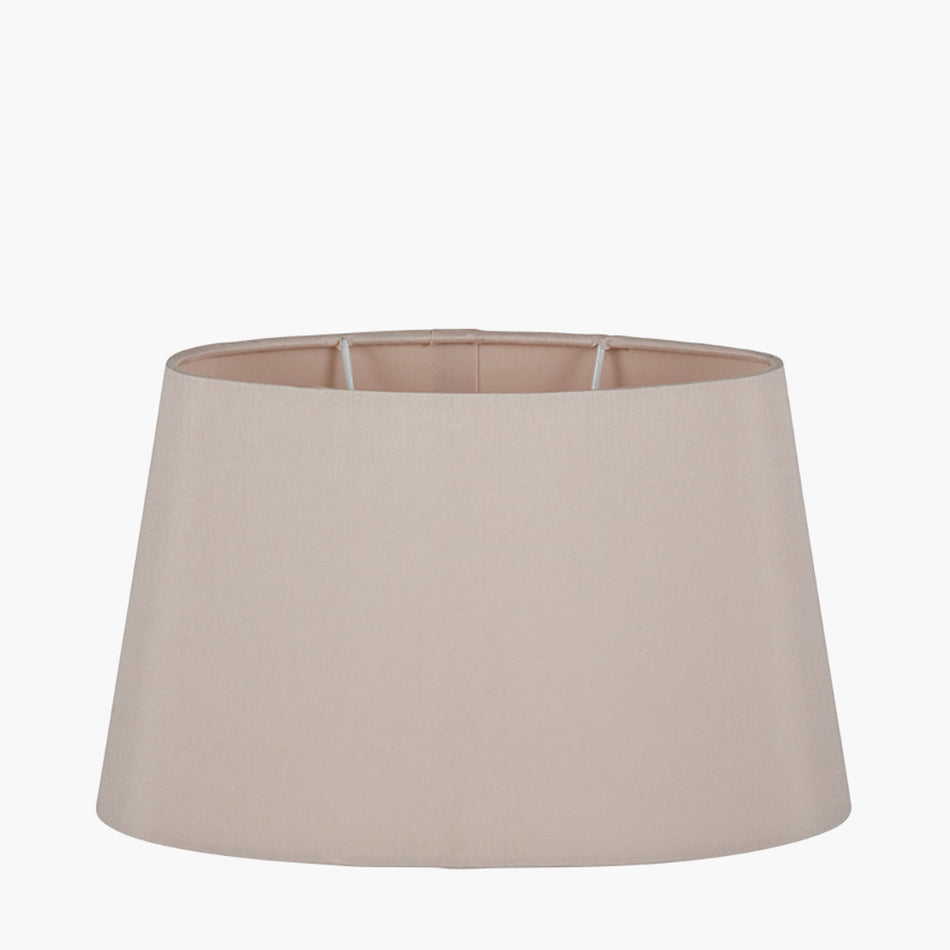 Martha Taupe Silk Mix Tapered Lampshade