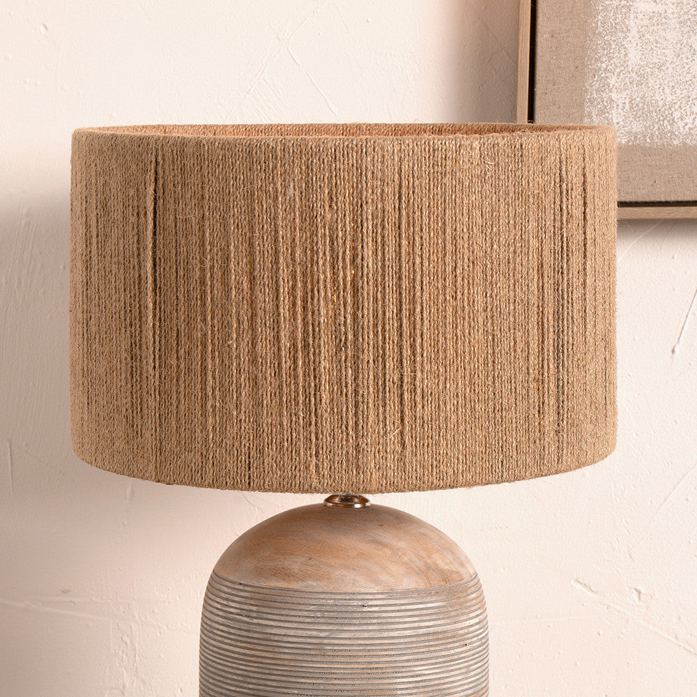 Issa Natural Rope Cylinder Lampshade