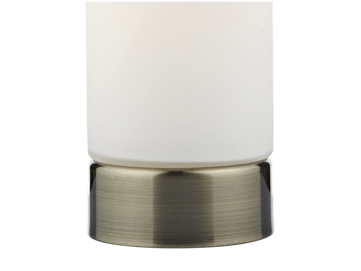 Owen Touch Table Lamp antique brass Opal Glass