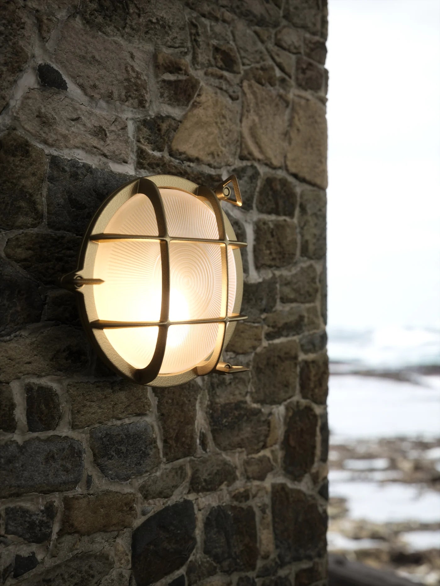 Polperro Wall light Brass