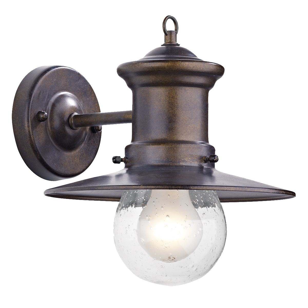 Sedgewick Outdoor Wall Light Bronze Glass IP44