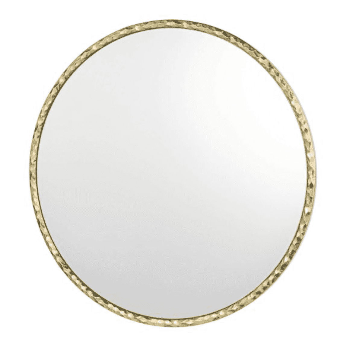 Jinelle Square Mirror - Textured Gold Frame