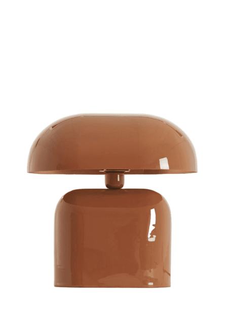 TODD Shiny Dark Orange Table Lamp