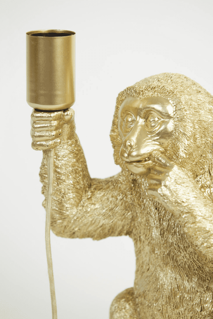 MONKEY Gold Table Lamp