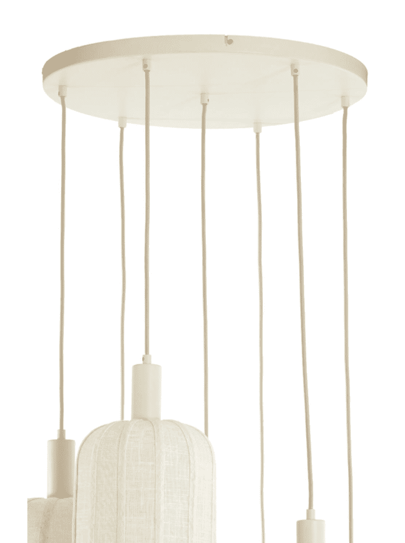 TUFIA Linen Cream - Hanging Lamp