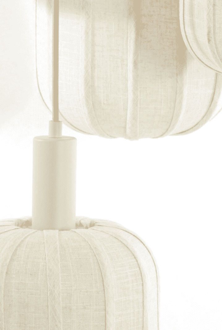 TUFIA Linen Cream - Hanging Lamp