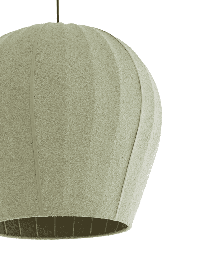ZAGORI Bouclé Mint Green - Hanging lamp