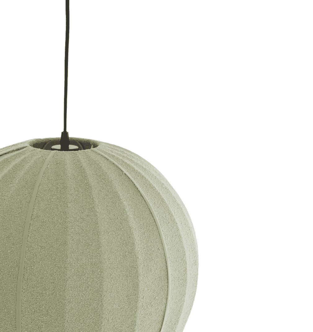 ZAGORI Bouclé Mint Green - Hanging lamp