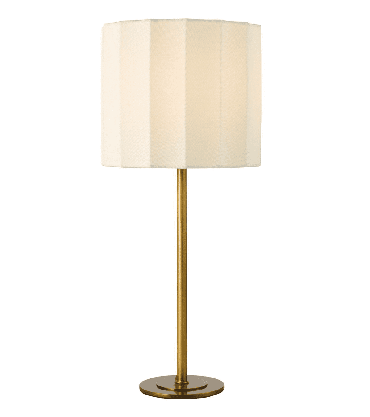 Noura Table Lamp Antique Bronze and Ivory With Shade