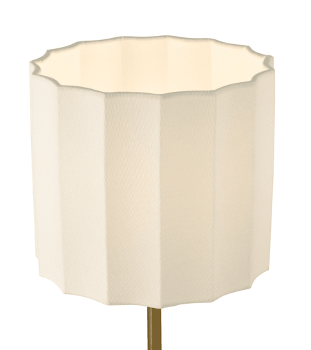 Noura Table Lamp Antique Bronze and Ivory With Shade
