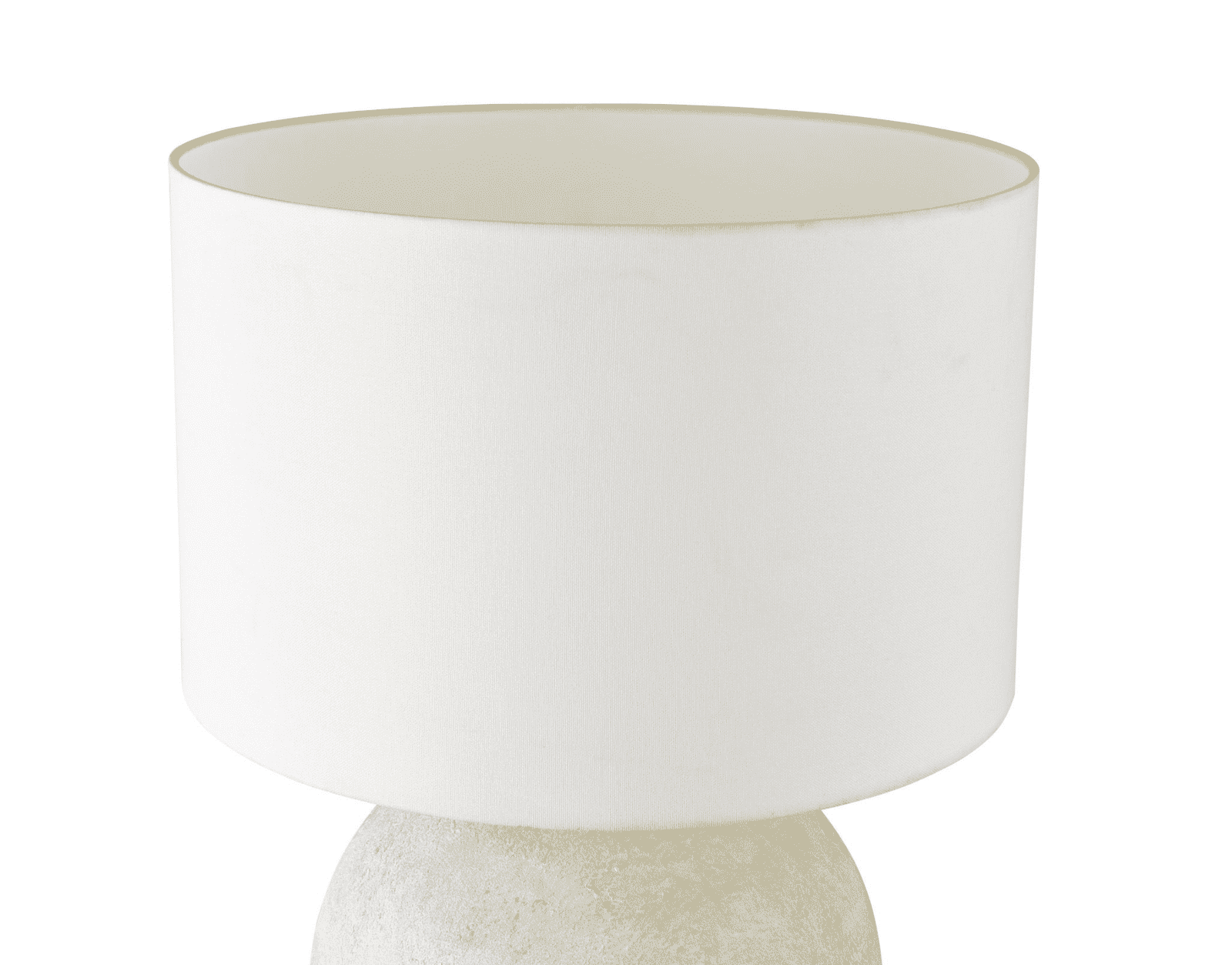 Havana Ceramic Table Lamp Natural Finish With Shade